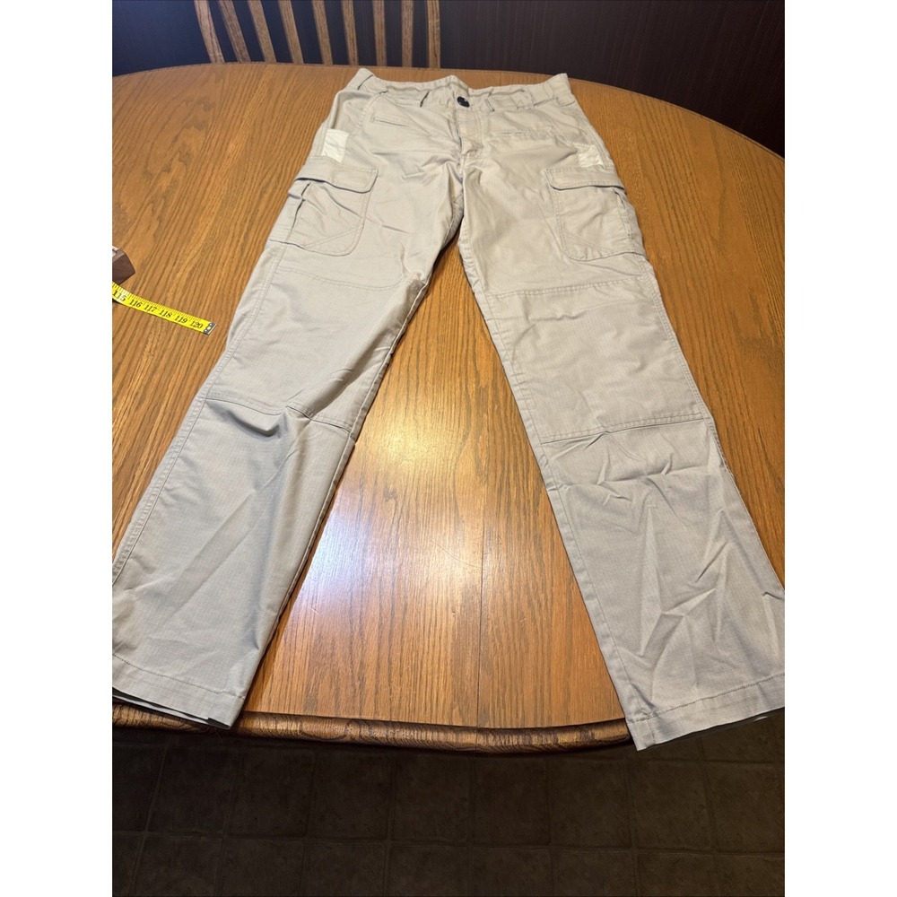 Mens Popper 32x34 Cargo Pants Beige Police Gear Tactical